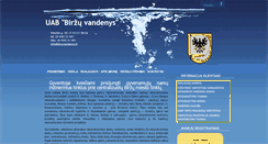 Desktop Screenshot of birzuvandenys.lt